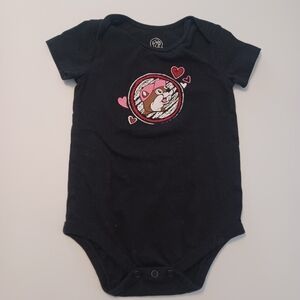 Buc-ee's Valentine's Day Onesie Infants Girls Sz 18M